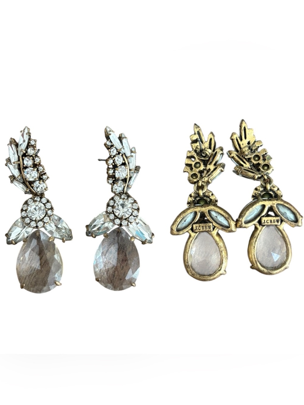 J. Crew Crystal Embellished Earrings